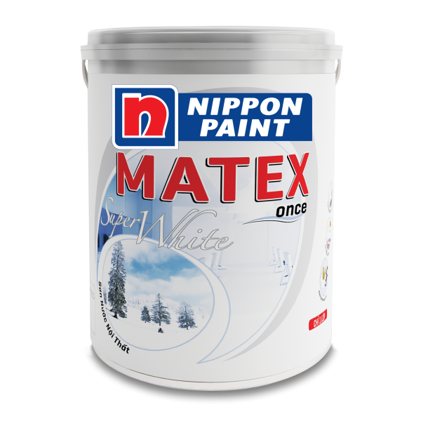 Sơn nội thất Nippon Matex Super White 4.8Kg